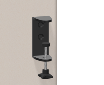 Clip mount til bordskærm længere end 1800 mm, 72 mm
