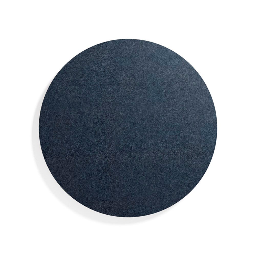 blå väggabsorbent i cirkel form