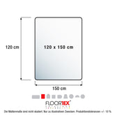 Gulvbeskyttelse til hårde gulve - 120x150cm | Floortex