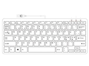 R-GO Tools Ergo Compact Keyboard | Nordiskt Tangentbord Svart - Wulff Beltton
